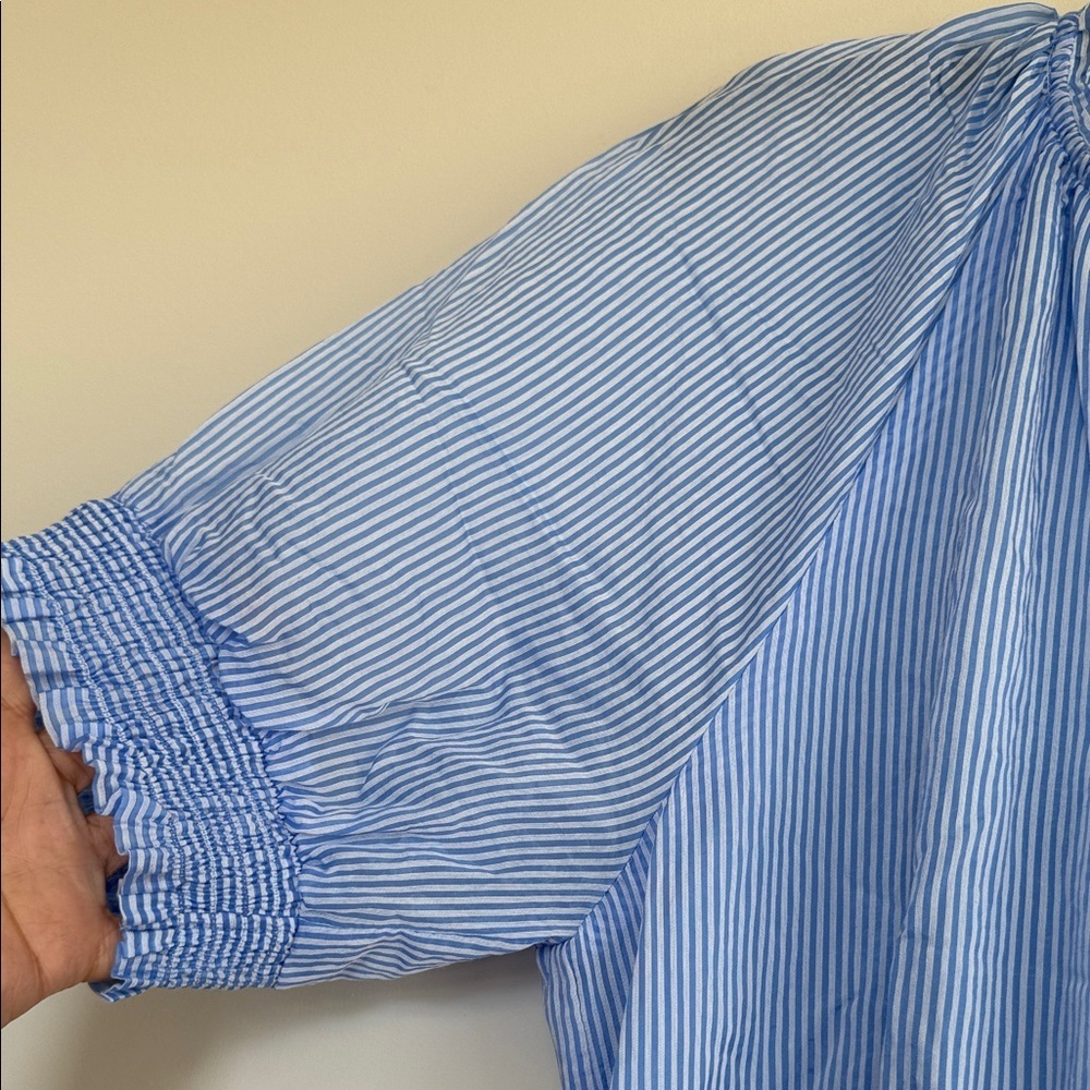 THML Blue and White Striped Dress - Picture 4 of 8